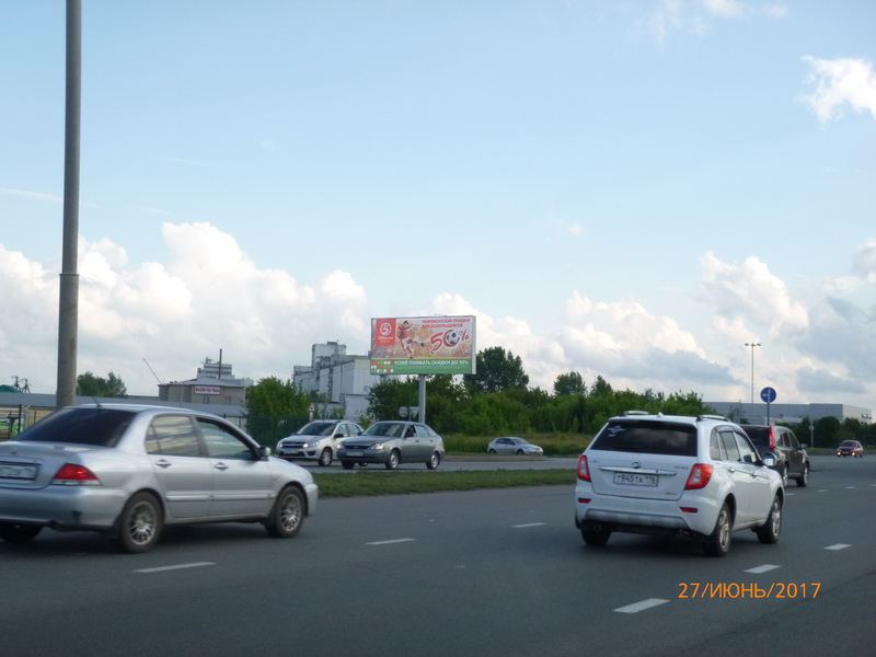 Фотография рекламного носителя, тип: Билборд 3x6, адрес: Мусы Джалиля пр-т., оптовый рынок, Набережные Челны, Республика Татарстан, Россия. Сторона B №414122