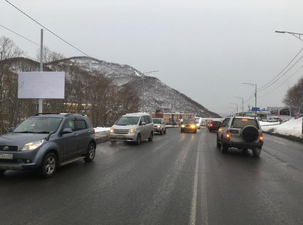 Фотография рекламного носителя, тип: Билборд 3x6, адрес: Ленинградская ул., медучилище, Петропавловск-Камчатский, Камчатский край, Россия. Сторона B №1041474