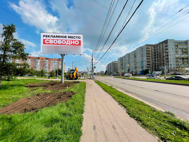 Фотография рекламного носителя, тип: Билборд 3x6, адрес: Комсомольский пр-т., д.2, Красноярск, Красноярский край, Россия. Сторона Б №503684