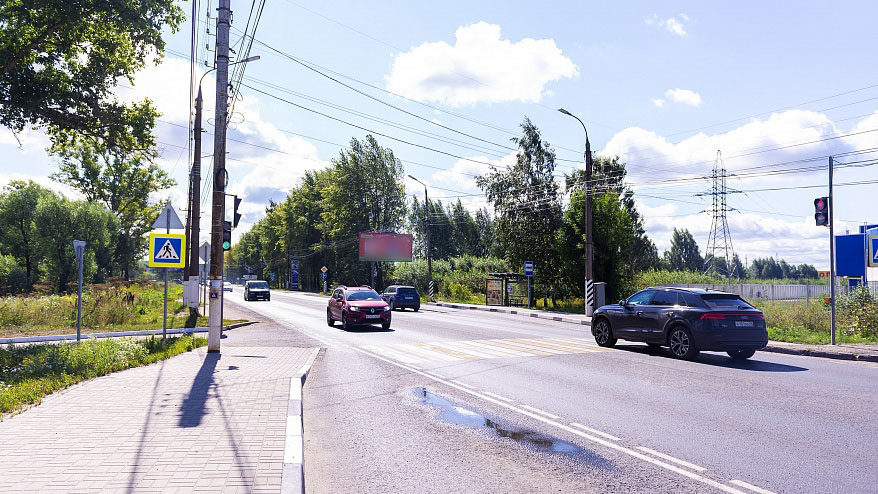 Фотография рекламного носителя, тип: Билборд 3x6, адрес: Московское ш., магазин «Данила-мастер», поз.1, Тверь, Тверская область, Россия. Сторона А №952485