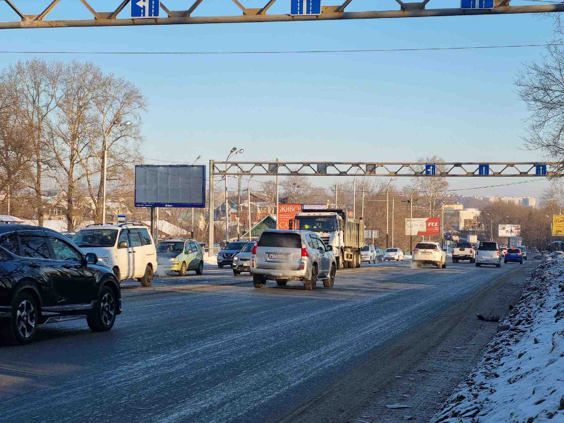 Фотография рекламного носителя, тип: Билборд 3x6, адрес: Воронежская ул. Х Шелеста ул., д.2А, Хабаровск, Хабаровский край, Россия. Сторона Б №1066236