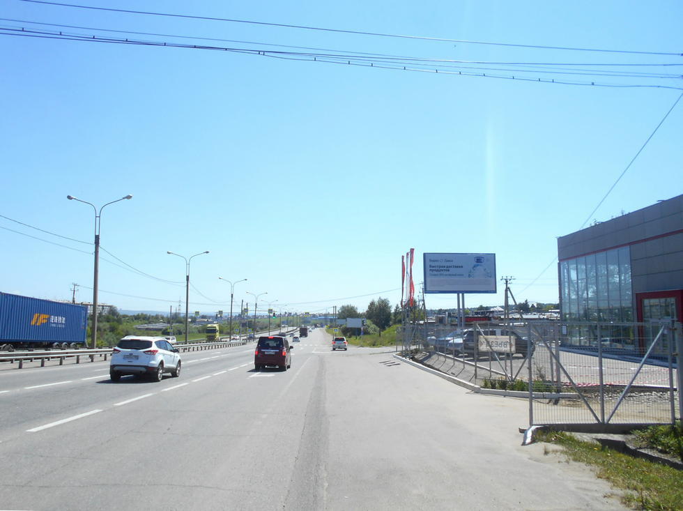 Фотография рекламного носителя, тип: Билборд 3x6, адрес: Объездная дорога Ново-Ленино, Иркутск, Иркутская область, Россия. Сторона А №326504