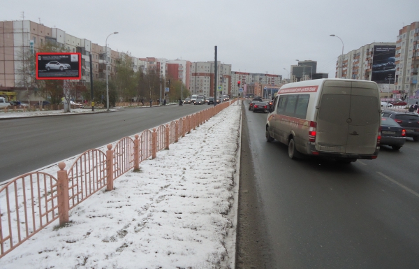 Фотография рекламного носителя, тип: Билборд 3x6, адрес: Ленина пр-т., д.59, поз.1, Сургут, Ханты-Мансийский автономный округ – Югра, Россия. Сторона Б №440118