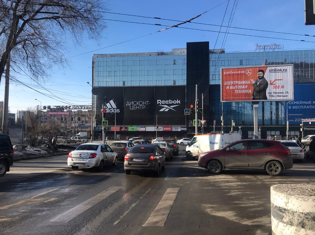 Фотография рекламного носителя, тип: Билборд 3x6, адрес: Ново-Садовая ул. Х Масленникова пр-т., торговый дом "ЗАХАР", Самара, Самарская область, Россия. Сторона А1-А3 №790861