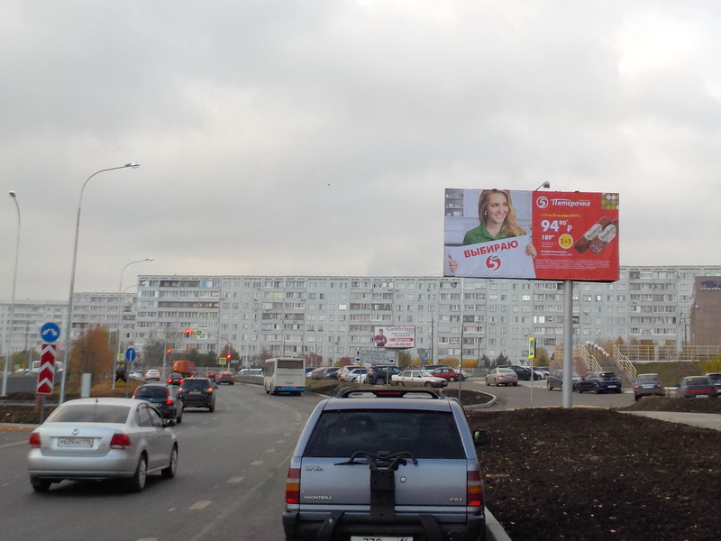 Фотография рекламного носителя, тип: Билборд 3x6, адрес: Нариманова ул., д.62/28, Набережные Челны, Республика Татарстан, Россия. Сторона A №414691