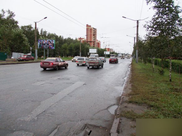 Фотография рекламного носителя, тип: Билборд 3x6, адрес: Космический пр-т., д.24, Омск, Омская область, Россия. Сторона Б №420088