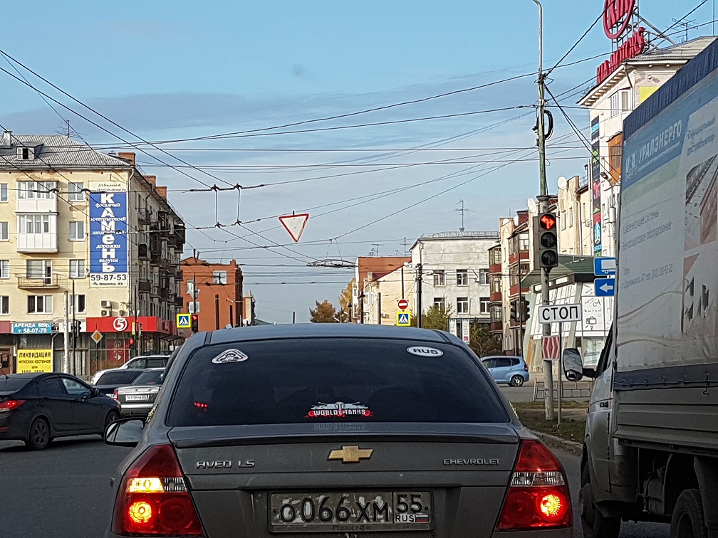 Фотография рекламного носителя, тип: Брандмауэр, адрес: Масленникова ул., д.1, Омск, Омская область, Россия. Сторона A №481414