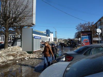 Фотография рекламного носителя, тип: Пиллар 3x1.4, адрес: Воровского ул., д.50в, Киров, Кировская область, Россия. Сторона В №632493