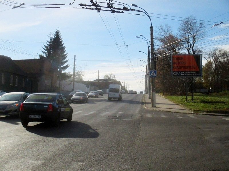 Фотография рекламного носителя, тип: Ситиборд 2.7x3.7, адрес: Красной Армии ул. Х Бочарова ул., Курск, Курская область, Россия. Сторона A №707958