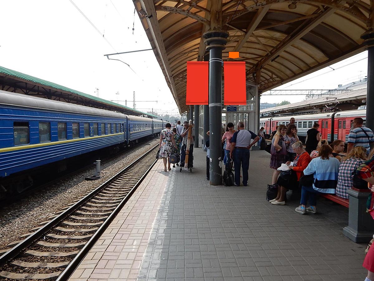 Фотография рекламного носителя, тип: Флаг, адрес: Земляной Вал ул., д.29, платформа №3, поз.88, Москва, Россия. Сторона А №985975