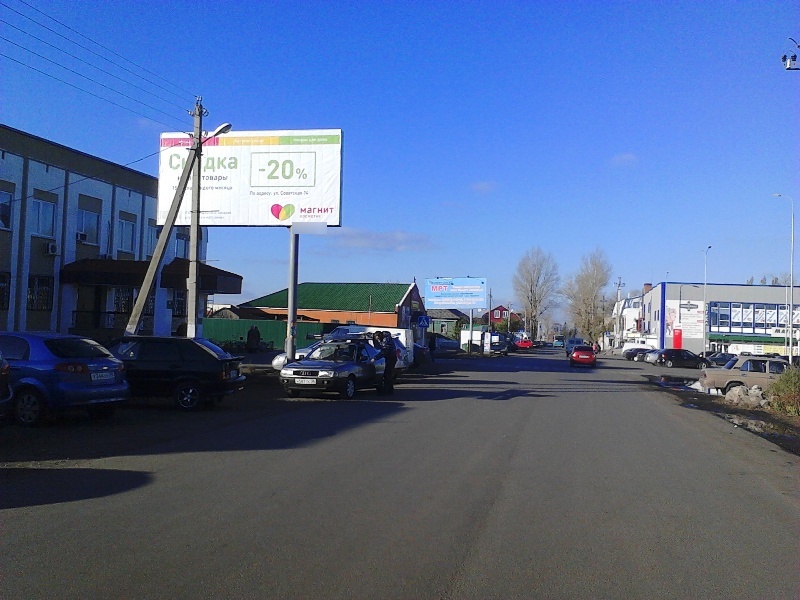 Фотография рекламного носителя, тип: Билборд 3x6, адрес: Поворино п., Советская ул., д.89, Воронеж, Воронежская область, Россия. Сторона B №633073