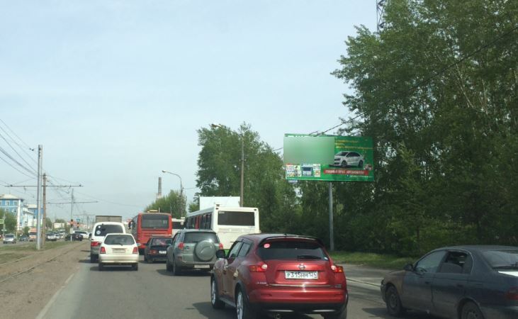 Фотография рекламного носителя, тип: Билборд 3x6, адрес: Красноярский рабочий пр-т., д.30, Красноярск, Красноярский край, Россия. Сторона А №572304