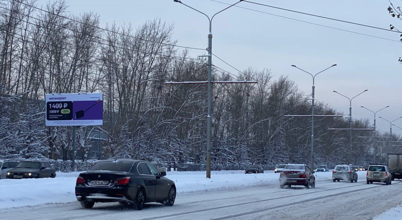 Фотография рекламного носителя, тип: Билборд 3x6, адрес: Красноярский рабочий пр-т., д.30, Красноярск, Красноярский край, Россия. Сторона Б №572305