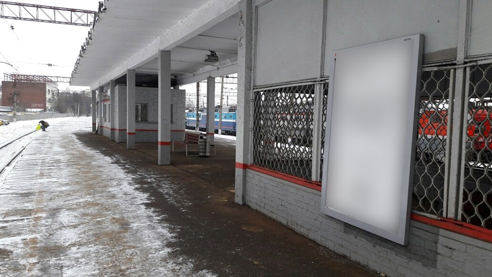 Фотография рекламного носителя, тип: Ситиформат 1.8x1.2, адрес: Павелецкая ст., ж/д платформа, Москва, Россия. Сторона А №628243