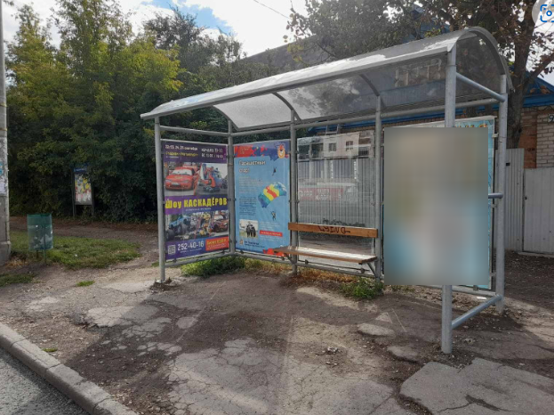 Фотография рекламного носителя, тип: Остановка 1.8x1.2, адрес: Советской Армии ул., д.90 Х Дыбенко ул., Самара, Самарская область, Россия. Сторона В1 №1080787