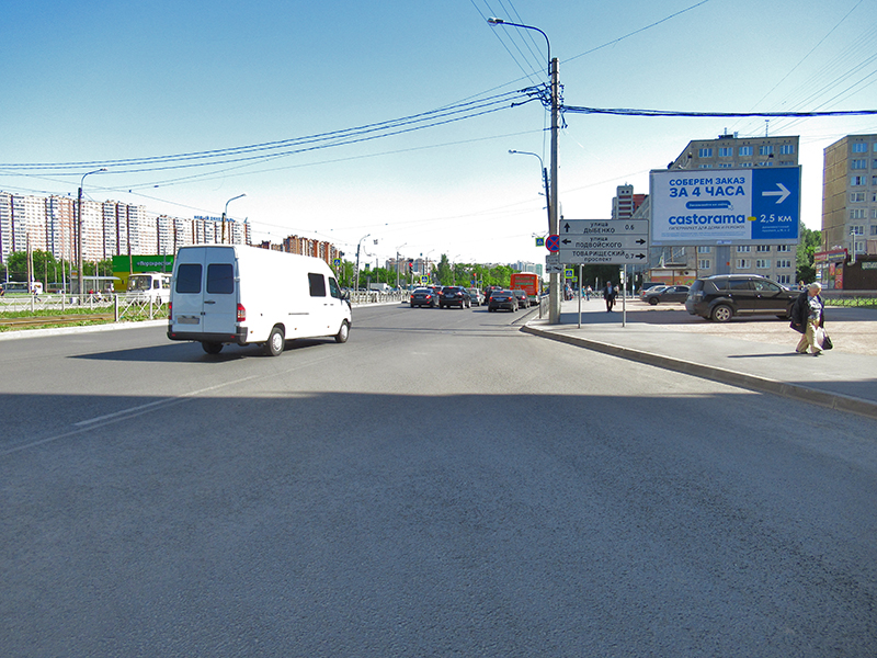 Фотография рекламного носителя, тип: Билборд 3x6, адрес: Солидарности пр-т. Х Подвойского ул., д.42, Санкт-Петербург, Россия. Сторона А №639235