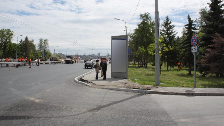 Фотография рекламного носителя, тип: Пиллар 3x1.4, адрес: Декабристов ул., д.2, Казань, Республика Татарстан, Россия. Сторона A №686109