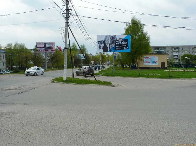 Фотография рекламного носителя, тип: Билборд 3x6, адрес: Петушки г., Маяковского ул., поз.2, Владимирская область, Россия. Сторона А №699320