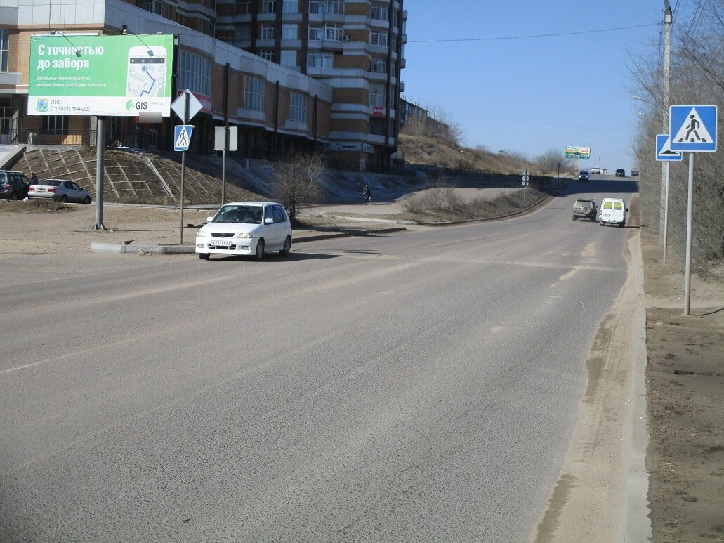 Фотография рекламного носителя, тип: Билборд 3x6, адрес: Мокрова ул., д.28, Улан-Удэ, Республика Бурятия, Россия. Сторона Б №689099