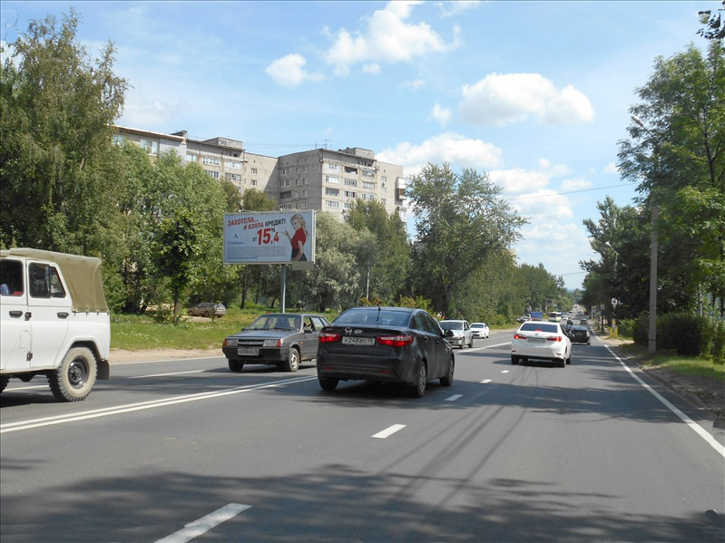 Фотография рекламного носителя, тип: Билборд 3x6, адрес: Калинина ул., д.5, Ярославль, Ярославская область, Россия. Сторона Б №523586