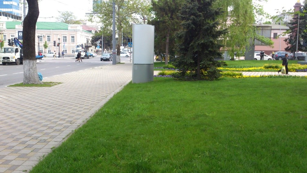 Фотография рекламного носителя, тип: Нестандартный ситиформат, адрес: Советов ул., д.44-42, Новороссийск, Краснодарский край, Россия. Сторона Б №587814