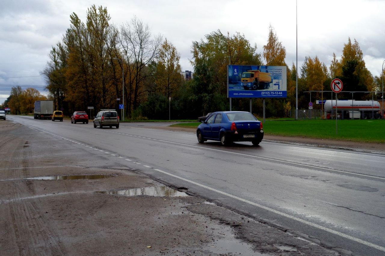 Фотография рекламного носителя, тип: Билборд 3x6, адрес: Гдовское ш., поз.2, Псков, Псковская область, Россия. Сторона А №626662