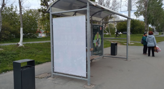 Фотография рекламного носителя, тип: Остановка 1.8x1.2, адрес: Демократическая ул. Х Кирова пр-т., Самара, Самарская область, Россия. Сторона B2 №830028