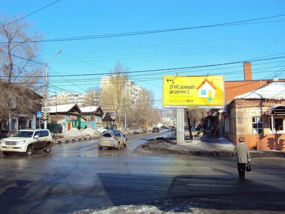 Фотография рекламного носителя, тип: Билборд 3x6, адрес: Чапаева ул. Х Горная ул., Саратов, Саратовская область, Россия. Сторона А №717720