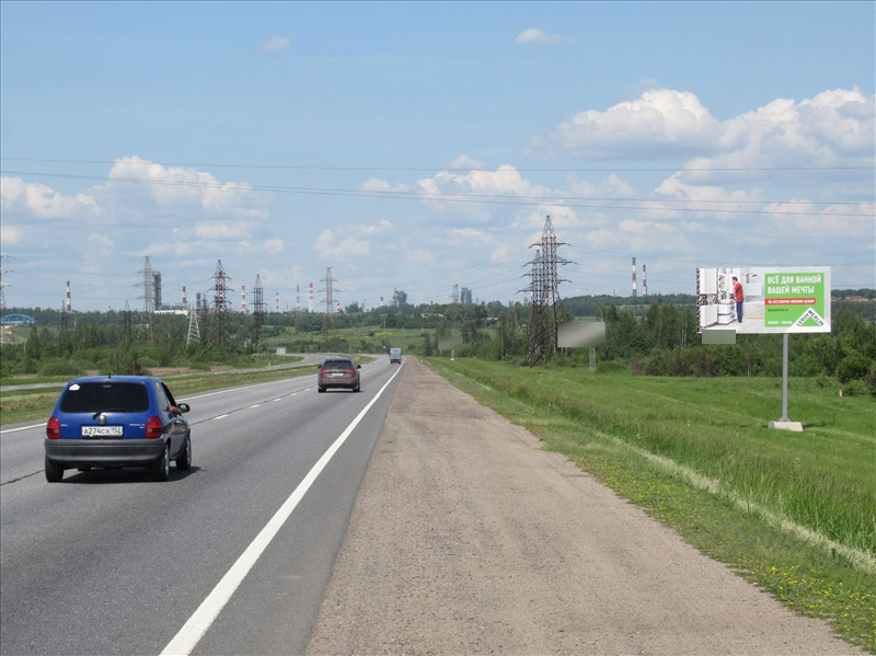 Фотография рекламного носителя, тип: Билборд 3x6, адрес: Московское ш., 249 365м, Ярославль, Ярославская область, Россия. Сторона А №618043