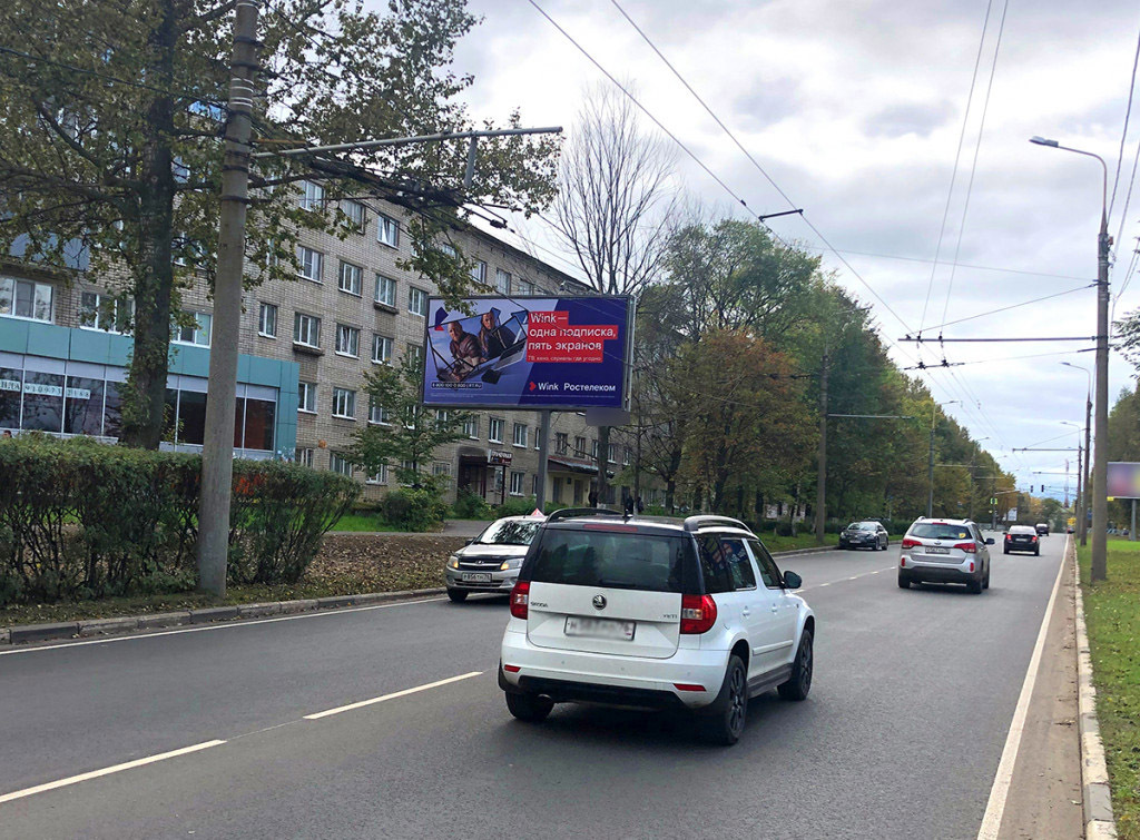 Фотография рекламного носителя, тип: Билборд 3x6, адрес: Гагарина ул. Х Московский пр-т., Ярославль, Ярославская область, Россия. Сторона Б №569504