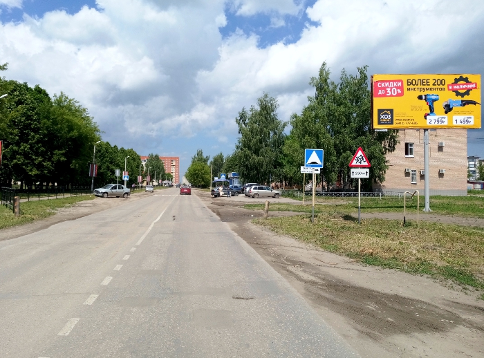 Фотография рекламного носителя, тип: Билборд 3x6, адрес: Деповская ул., д.54, Сасово, Рязанская область, Россия. Сторона А №804299