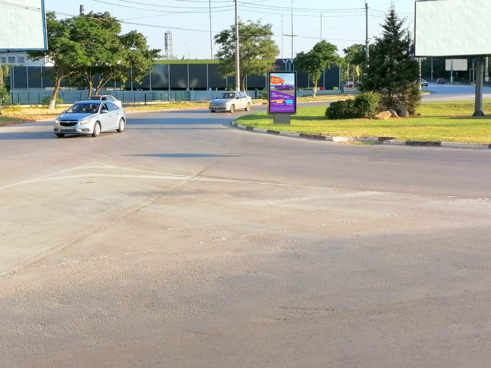 Фотография рекламного носителя, тип: Ситиформат 1.8x1.2, адрес: Свердлова ул. Х Камыш-Бурунское ш., поз.3, Керчь, Республика Крым, Россия. Сторона A №1046931