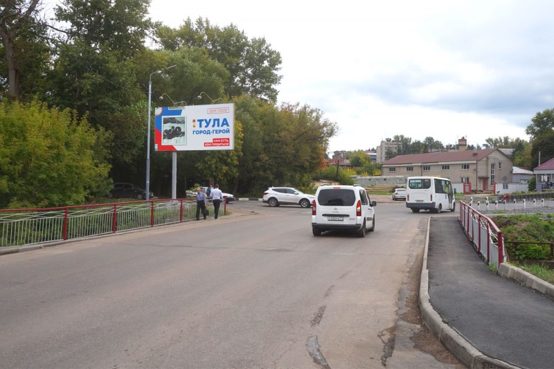 Фотография рекламного носителя, тип: Билборд 3x6, адрес: Демонстрации ул. Х Путейская ул., Тула, Тульская область, Россия. Сторона B №805990