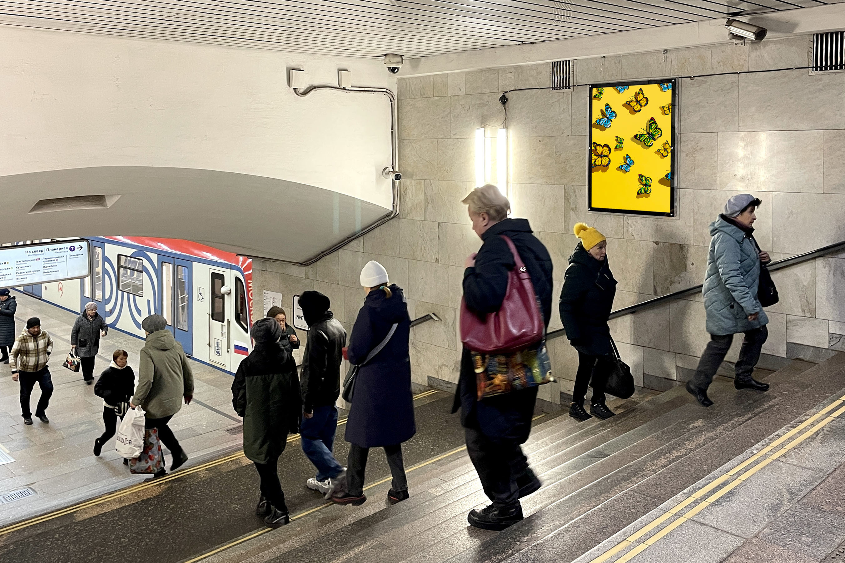 Фотография рекламного носителя, тип: Кристалайт, адрес: Станция метро «Сходненская», линия Таганско-Краснопресненская, Москва, Россия. Сторона/вариант №1001833