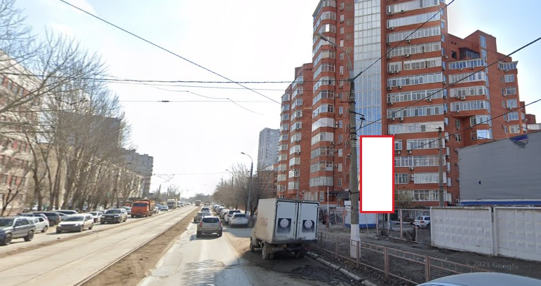 Фотография рекламного носителя, тип: Панель-кронштейн, адрес: Ангарская ул., поз.1, Волгоград, Волгоградская область, Россия. Сторона А №1097168