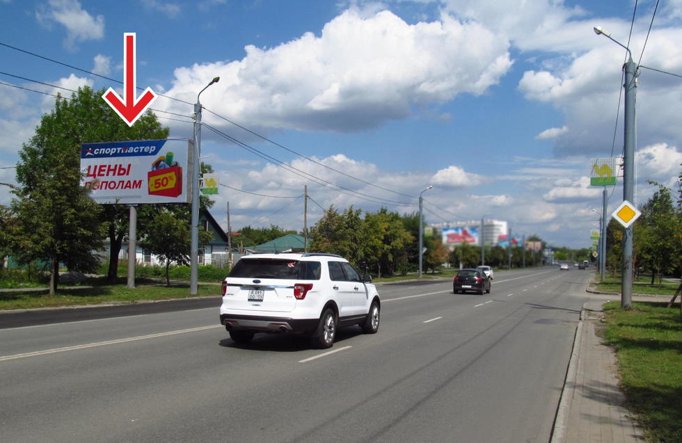 Фотография рекламного носителя, тип: Билборд 3x6, адрес: Комарова пр-т., д.60, Челябинск, Челябинская область, Россия. Сторона В №373676