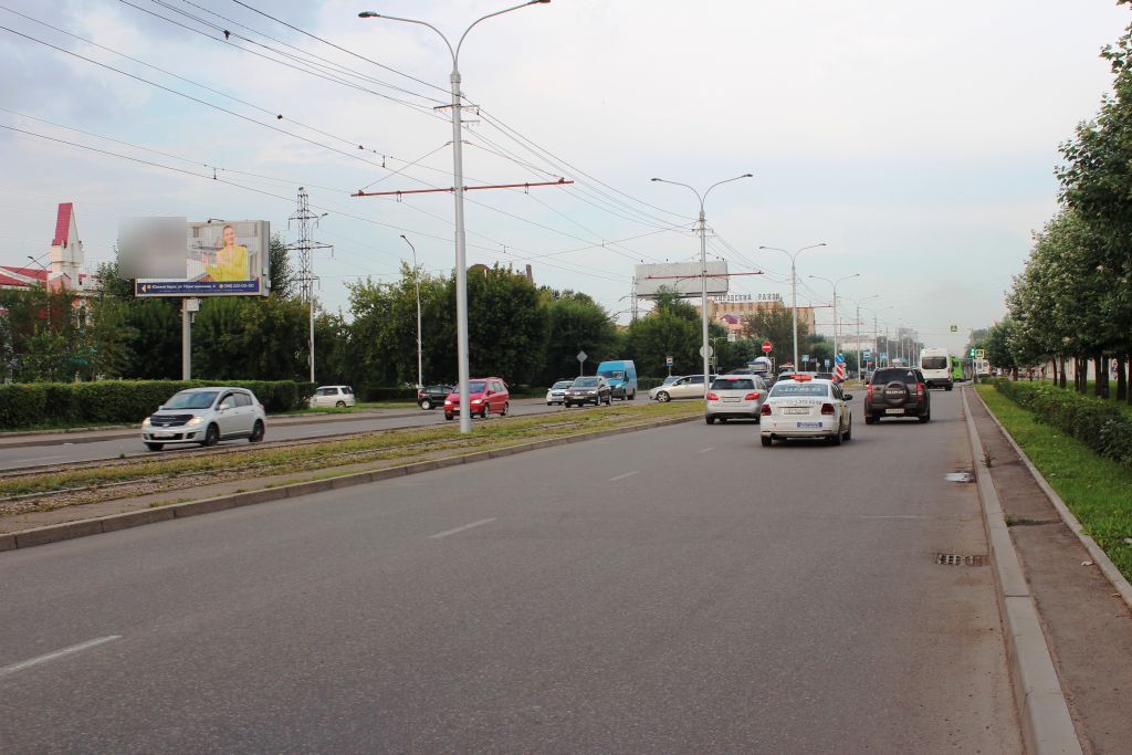 Фотография рекламного носителя, тип: Билборд 3x6, адрес: Красноярский рабочий пр-т., д.160/2, Красноярск, Красноярский край, Россия. Сторона Б1-Б3 №745785