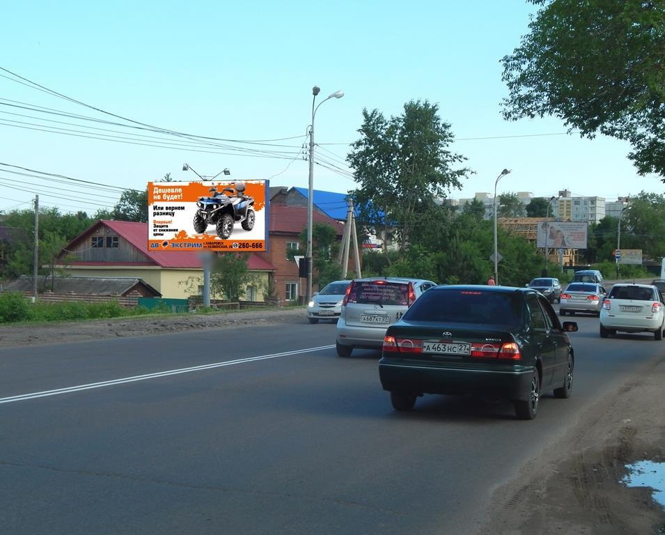 Фотография рекламного носителя, тип: Билборд 3x6, адрес: Воронежское ш. Х Казбекская ул., Хабаровск, Хабаровский край, Россия. Сторона Б №293597