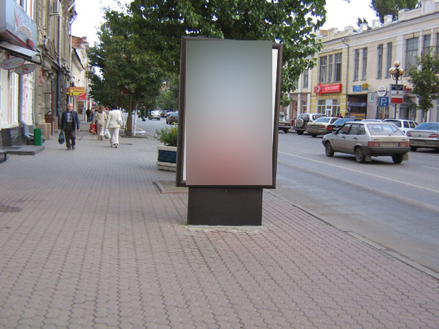 Фотография рекламного носителя, тип: Ситиформат 1.8x1.2, адрес: Московская ул. Х Вольская ул., Саратов, Саратовская область, Россия. Сторона B №418554