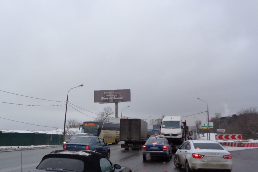 Фотография рекламного носителя, тип: Суперсайт 5x15, адрес: Новорязанское ш., 27 800м, Московская область, Россия. Сторона B №722853