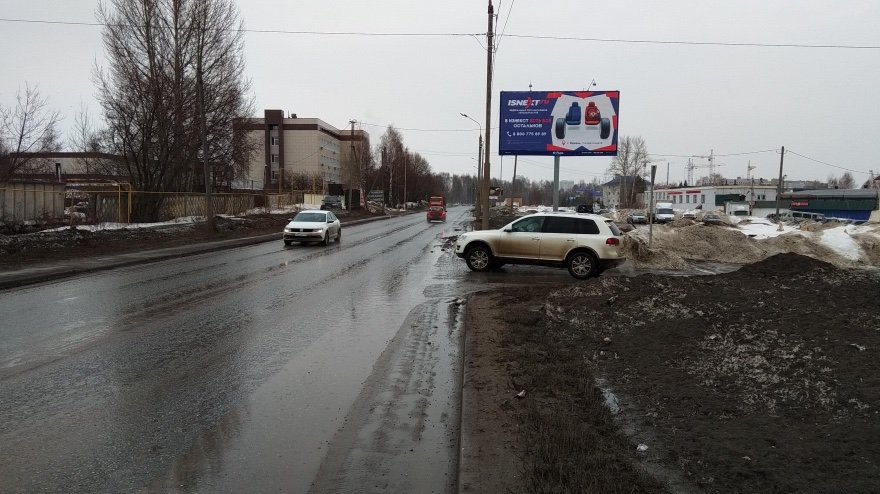 Фотография рекламного носителя, тип: Билборд 3x6, адрес: Родины ул., напротив д.8 по ул.Скрябина, через дорогу, Казань, Республика Татарстан, Россия. Сторона А №679097