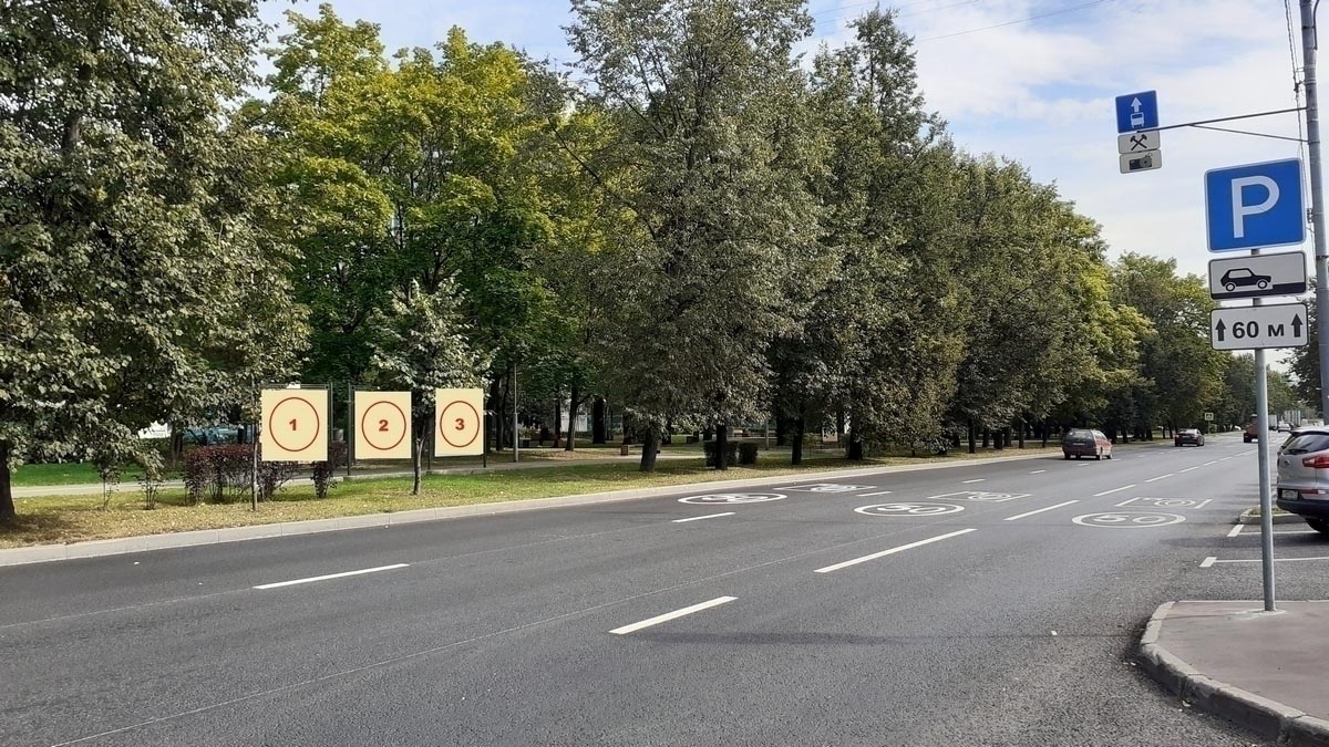 Фотография рекламного носителя, тип: Афиша 1.75x1.8, адрес: Черняховского ул., д.4 «А» поз1, стенд 1, Москва, Россия. Сторона А1 №887549