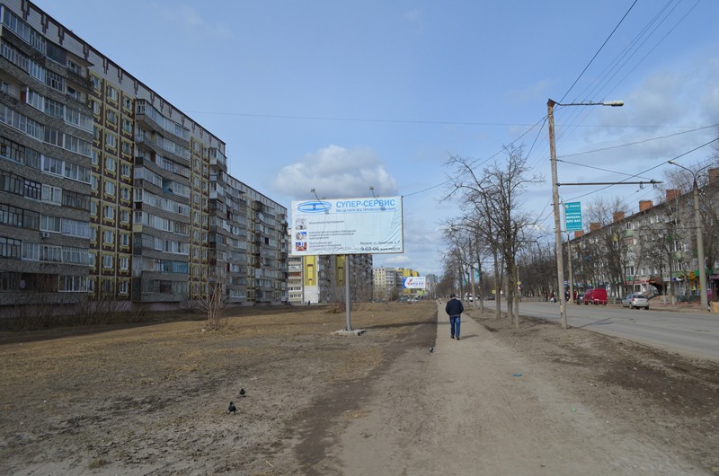 Фотография рекламного носителя, тип: Билборд 3x6, адрес: Грибоедова ул., д.13, р-н. рынка "КРУПЯНЩИК", Ковров, Владимирская область, Россия. Сторона Б №594642