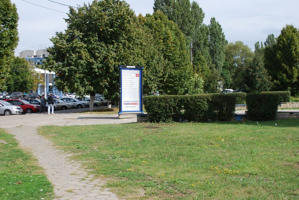 Фотография рекламного носителя, тип: Пиллар 3x1.4, адрес: Костюкова ул., Белгород, Белгородская область, Россия. Сторона C №344139