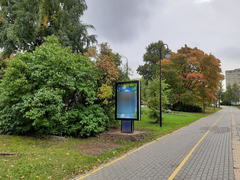 Фотография рекламного носителя, тип: Ситиформат 1.8x1.2, адрес: Пушкинская ул., д.235, Ижевск, Республика Удмуртия, Россия. Сторона B №859097