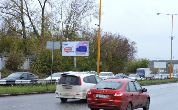Фотография рекламного носителя, тип: Билборд 3x6, адрес: Базовый пер., н-в д.45, поз.3, Екатеринбург, Свердловская область, Россия. Сторона В №1054543
