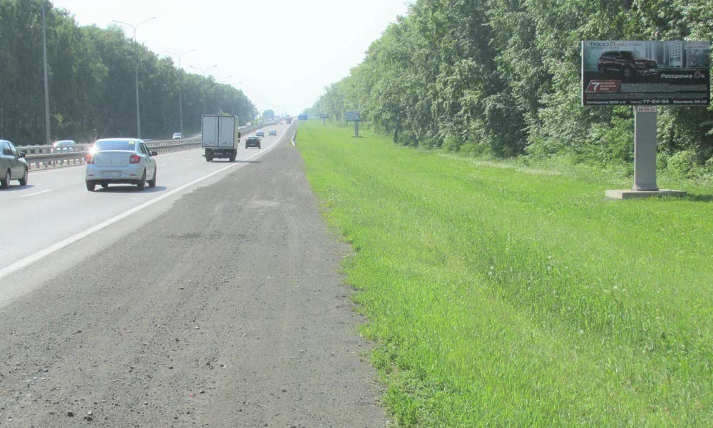 Фотография рекламного носителя, тип: Билборд 3x6, адрес: Кемерово-Ленинск-Кузнецкий-Новокузнецк а/д., поз.1, Кемерово, Кемеровская область, Россия. Сторона А №847031