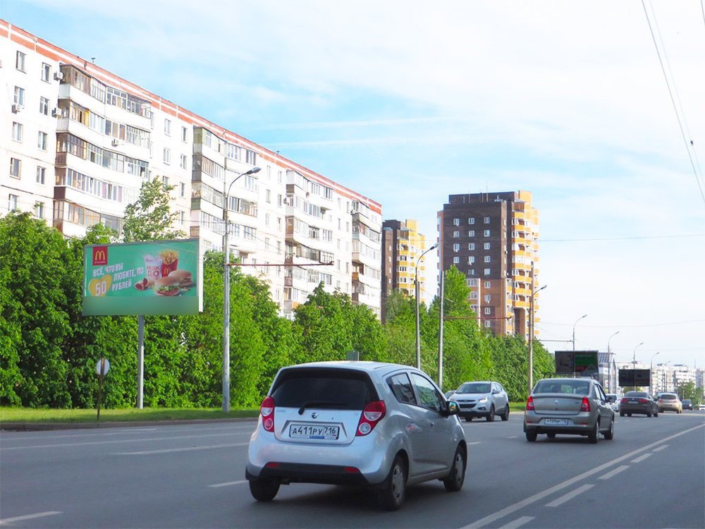 Фотография рекламного носителя, тип: Билборд 3x6, адрес: Фучика ул., д.143, Казань, Республика Татарстан, Россия. Сторона B №761286