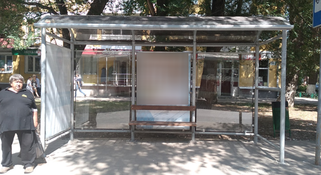 Фотография рекламного носителя, тип: Остановка 1.8x1.2, адрес: Полевая ул., д.86 Х Арцыбушевская ул., Самара, Самарская область, Россия. Сторона A1 №829461