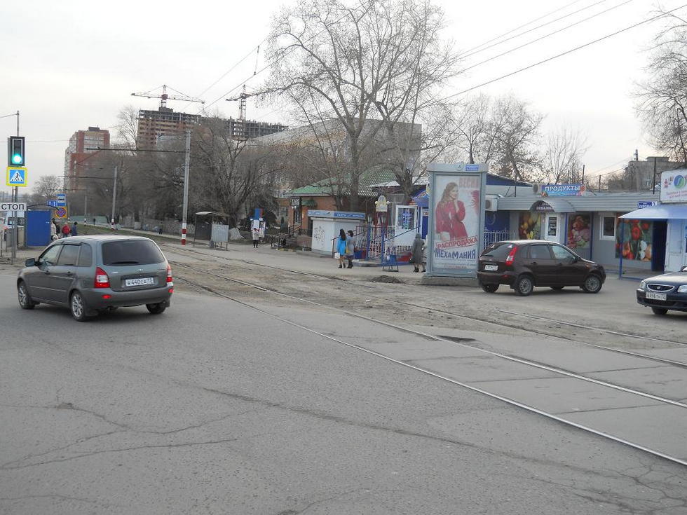 Фотография рекламного носителя, тип: Пиллар 3x1.4, адрес: Кирова ул., д.2, Ульяновск, Ульяновская область, Россия. Сторона А1 №1027717